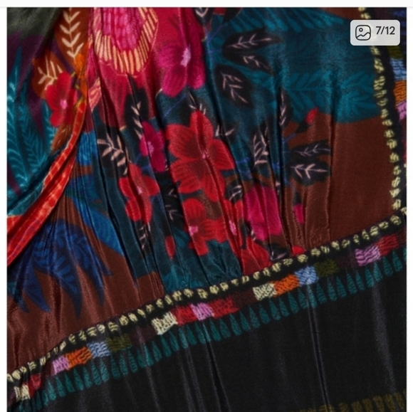 FARM Rio Floral Maxi Dress - Pink and Black - Picture 6 of 10